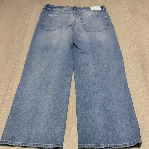 Express Light Blue 90’s Ankle Boot Mid Rise Jeans - Picture 10 of 11